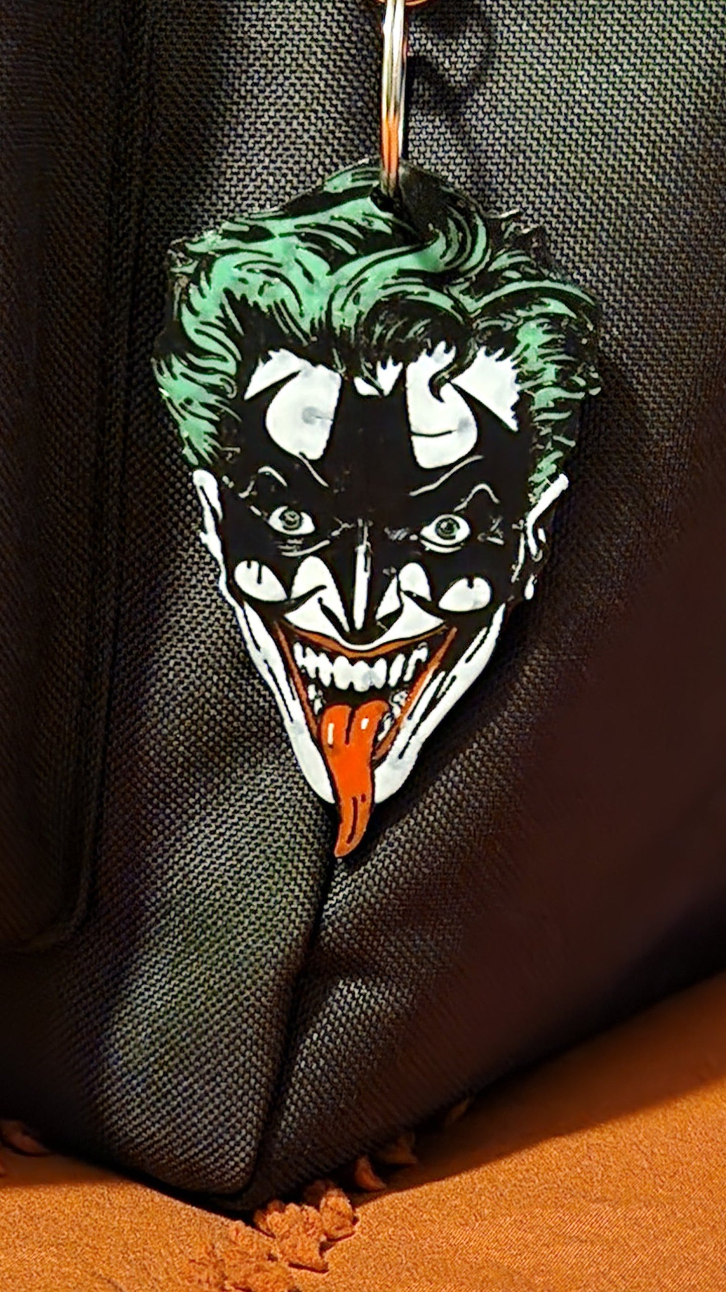 Joker/KISS Band Inspired Keychain