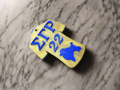 Sigma Gamma Rho Jersey Keychain