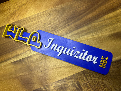 Customizable Sigma Gamma Rho Paddle