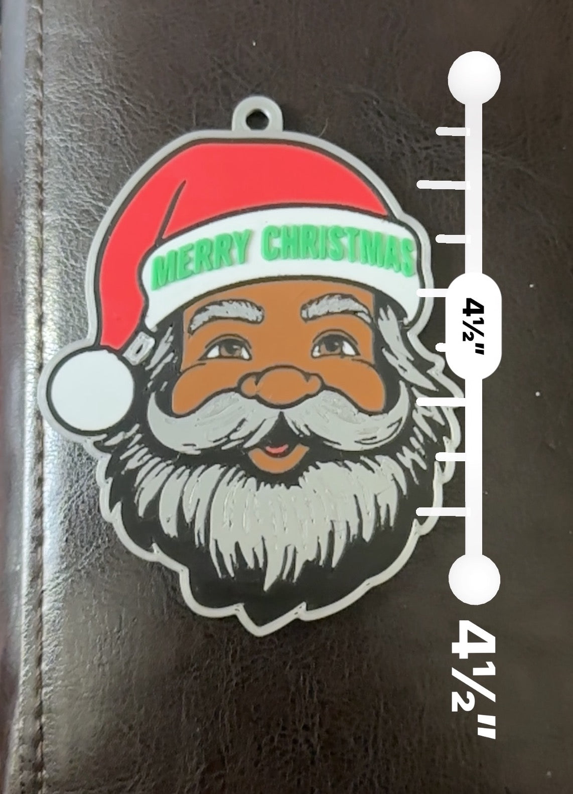 Older Black Santa Ornaments